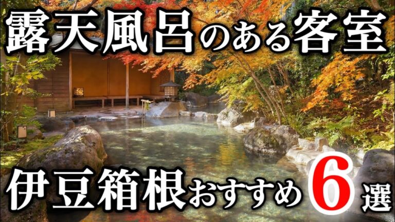 伊豆箱根でおすすめの高級旅館&ホテル6選！客室露天風呂付きの宿