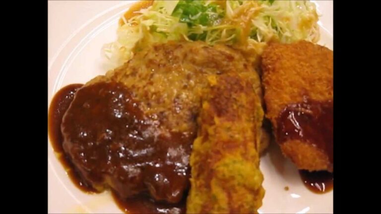 ガスト天神橋筋六丁目店ハンバーグランチ