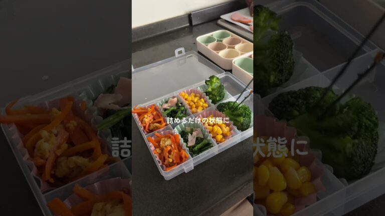 お弁当作り置きルーティン🍱　#お弁当#冷凍ストック#お弁当記録 #便利グッズ