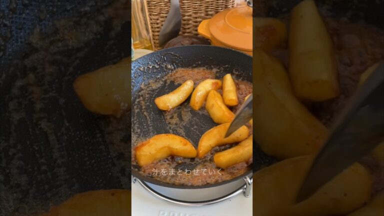 旨すぎ焼きりんごとりんごの冷凍保存法#shorts #りんご#冷凍保存