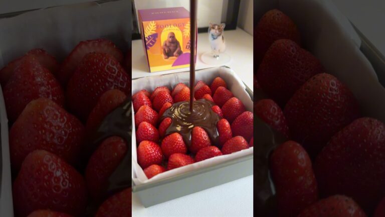 いちごの生チョコタルト作った結果🍓ww #shorts