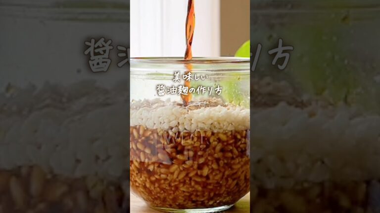 【99%が知らない】おいしい醤油麹の作り方#麹#kouji