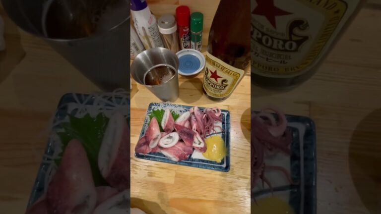 ヤリイカ酢味噌🍺