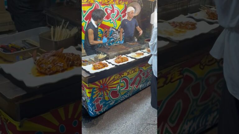 屋台のイカ焼きの値段にビックリ！