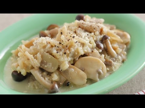 きのことごぼうのリゾット