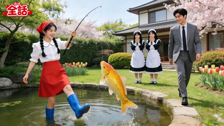 社長は20年間一度も笑ったことがなかったが、田舎の野娘が別荘の池で釣りをしているのを目撃した瞬間、思わず大笑いしてしまった！愛が始まった！