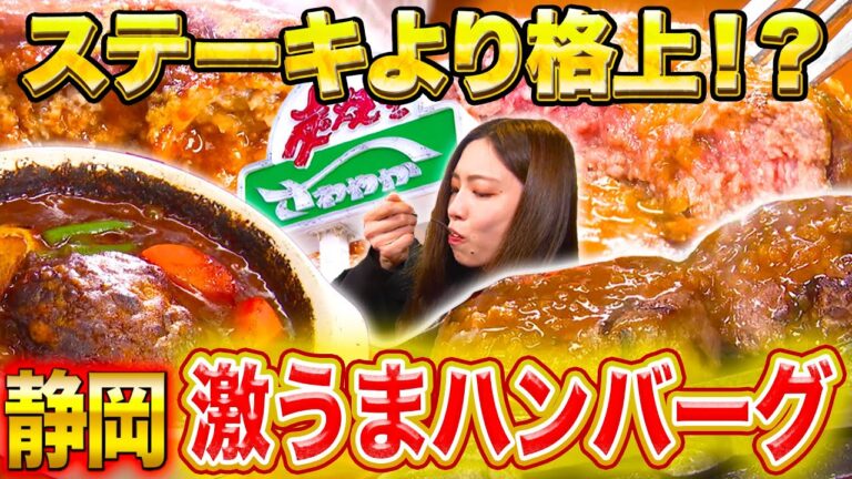 【静岡グルメ】行列の絶えない幻の“レア”ハンバーグ「さわやか」【2022年3月24日 放送】