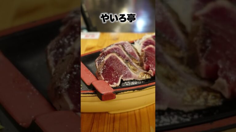 【高知グルメ】美味しいカツオが食べられるお店３選！！！ #高知居酒屋 #高知ランチ #高知ディナー #高知かつお