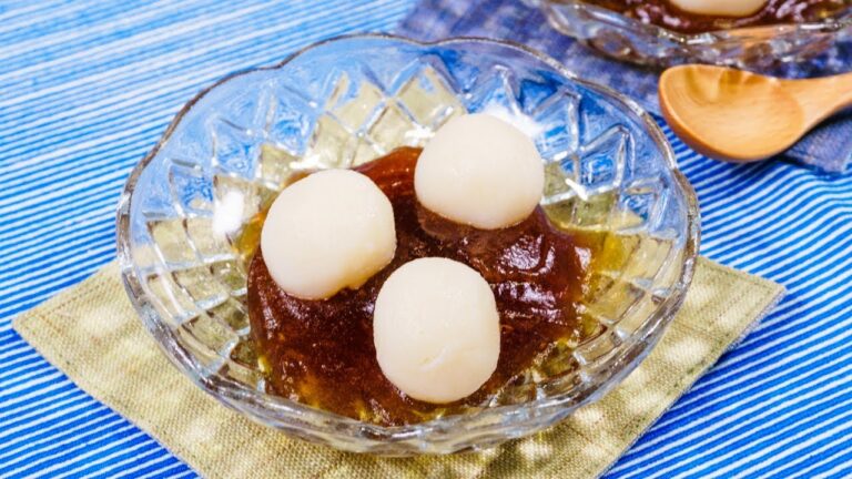 もちもちヘルシー！ひんやりみたらし団子