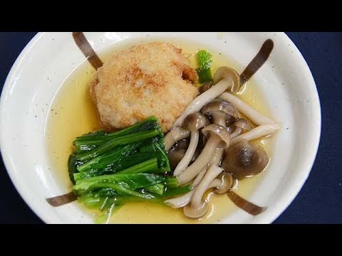 西川和尚のらくらく精進料理　レンコンのすり揚げ