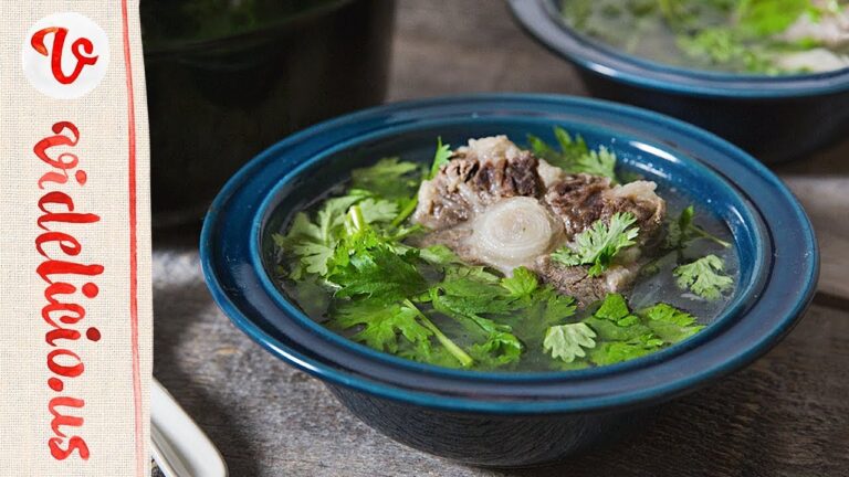 コトコト煮込めば、ほろほろお肉の満腹スープの出来上がり♪オックステールスープ｜How to make Oxtail Soup