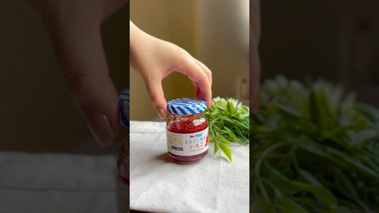 【いちごミルク】ハマっちゃって2瓶目です。#簡単レシピ #cooking #おやつ