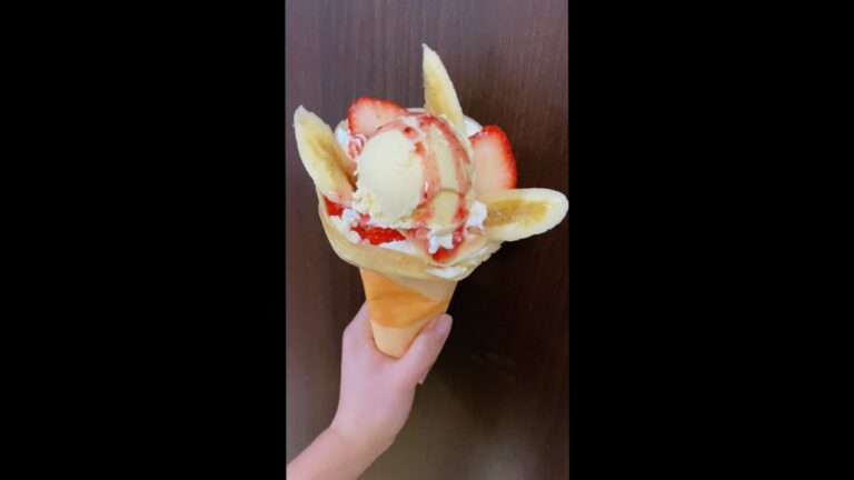 おうちで本格いちごスペシャルクレープ作ってみた