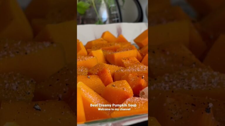 Best recipe Creamy Pumpkin Soup! Step by step super healthy and delicious recipe. Welcome!