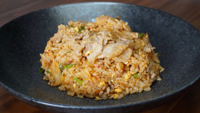No.140【本格豚キムチ炒飯】作り方！！