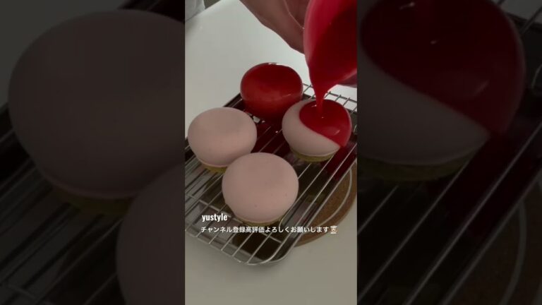 おうちで本格的プティガトー！フレーズ•ピスターシュ　#shorts