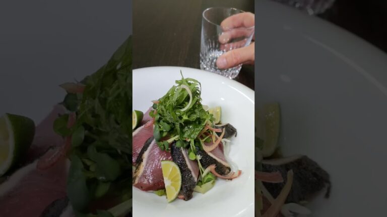 鰹のタタキ【盛り付け】