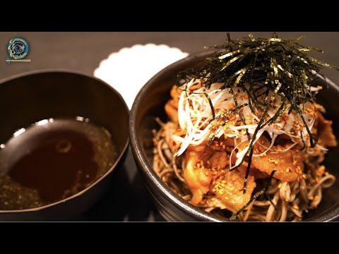 【冷たい肉そば】知らないと損する最高の年越し蕎麦【港屋さん風肉そば】【ラー油】