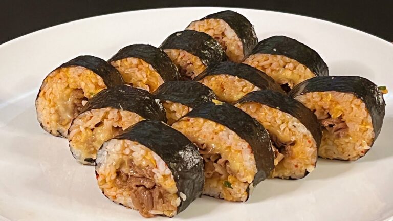 【料理編】チーズキンパの作り方 cheese kimbap‼️