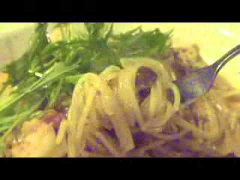 自家製えびクリームパスタ