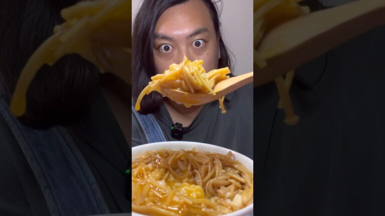 【目力クッキング】めんつゆえのき丼#shorts