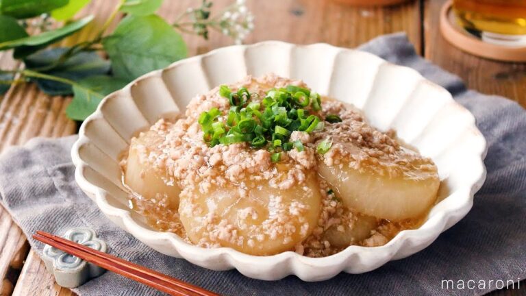 【大根のそぼろ煮】鶏ひき肉とだしの旨味が染み込む！ご飯にも合う絶品おかず♪