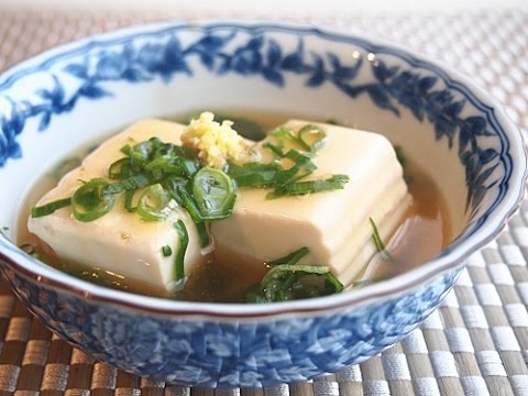 味付けめんつゆ簡単！スプーンで食べる豆腐の煮奴