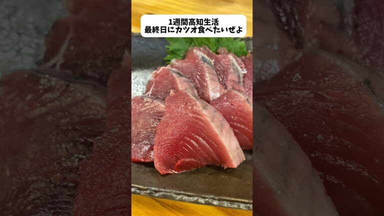 これが僕がお勧めする高知のカツオNo.1の店です