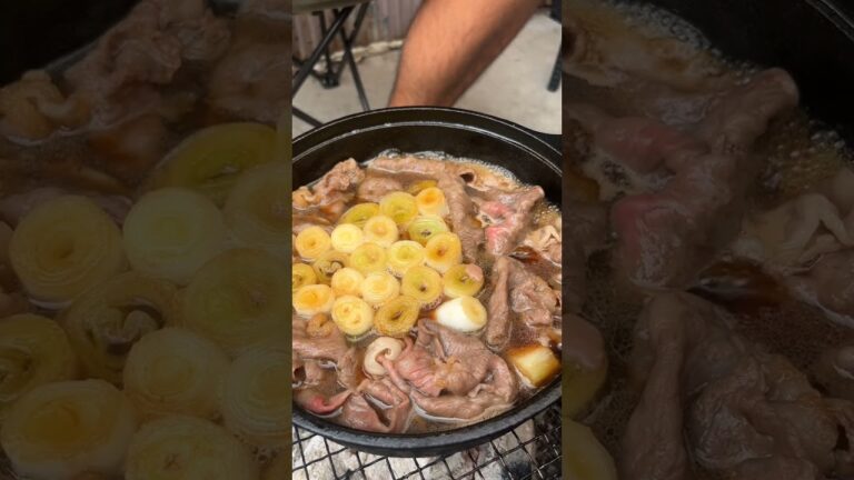 美味しんぼの『魯山人風すき焼き』が美食すぎる #shorts