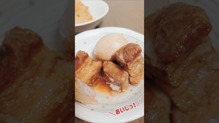 豚の角煮を炊飯器で作ったらやわやわ柔らかだった#VTuber#VTuber準備中#料理系vtuber #作ってみた#つくってみた#料理