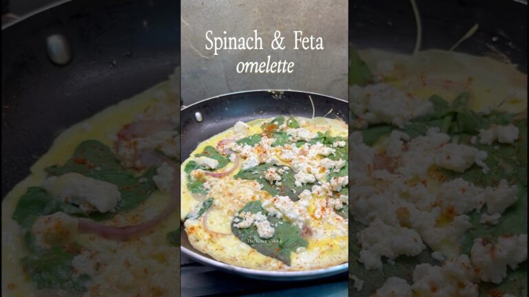 eggs but better with spinach and feta #youtubeshorts #ashortaday #shortvideo #trending #homecooked