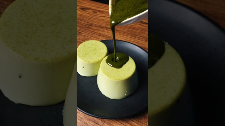 濃厚抹茶蜜たっぷりの抹茶ぷりん食べたくない？ #スイーツ #抹茶 #簡単スイーツ