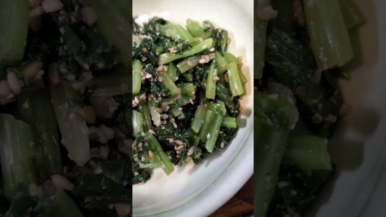 大根葉の胡麻和え　11月27日　＃Shorts