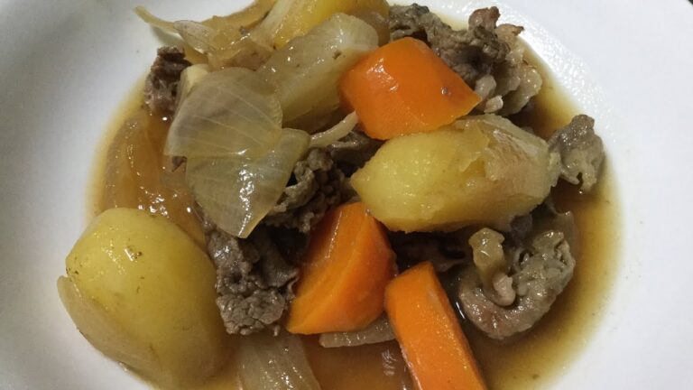 基本の肉じゃがの作り方教えます❤️コツは調味料の順番とあと一つだけ😋