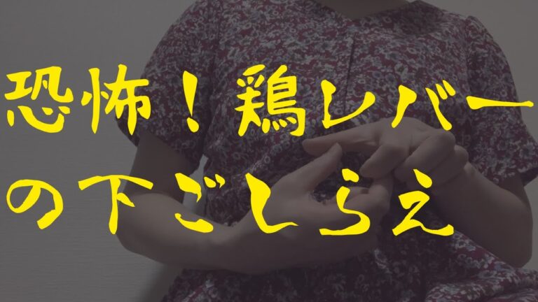 【アラサー独身女】恐怖！鶏レバーの下ごしらえ