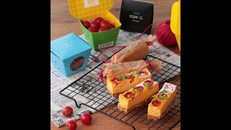 女子会におすすめ♪「ミニトマトのベイクドチーズケーキ」