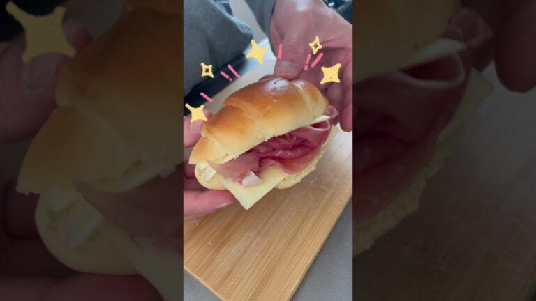 プチ贅沢な朝食『生ハムチーズパン』が美味しくてグー！ #cooking #food #朝食 #レシピ
