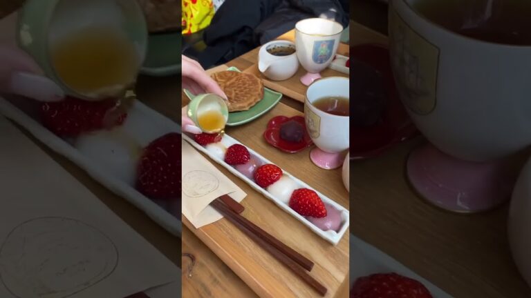柔らかな白玉がモチモチすぎる