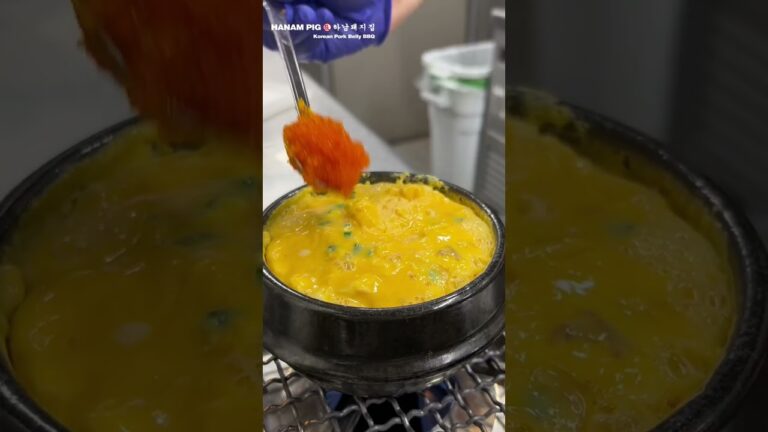 【調理過程公開！】ハナムデジジップのケランチム🥚