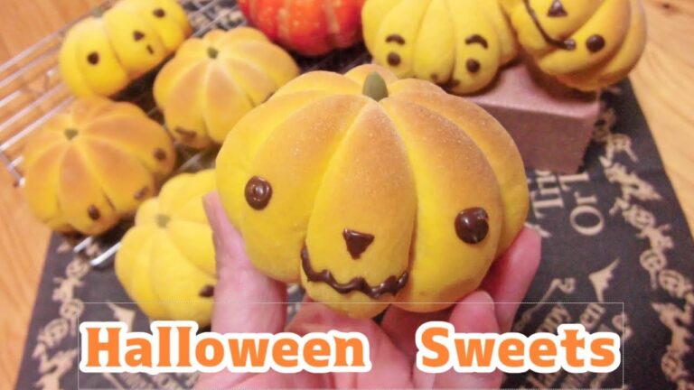 Halloween Sweets【ハロウィンスイーツ】作ってみた【かぼちゃあんぱん・シャルロット】