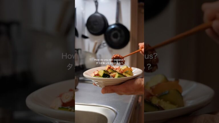 タコときゅうりの旨辛おつまみ