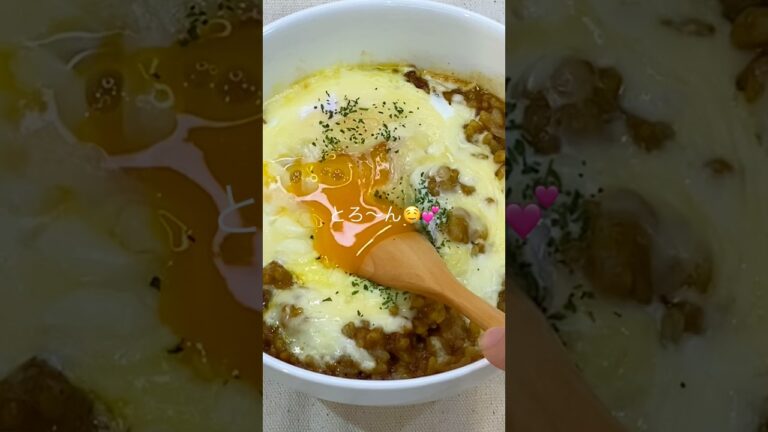 ✨5分でできる！カレーチーズリゾット✨#時短レシピ#簡単レシピ#レンチン#ズボラ飯#爆速#カレー