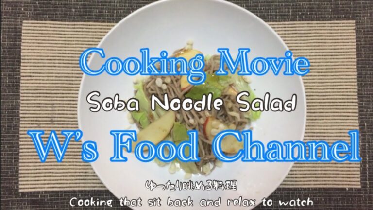 そばサラダ おうちごはん[簡単レシピ]インスタ映え(Vlog) Soba noodle salad (Cooking Movie)225)忙しい主婦に捧げる料理~ロサンゼルスより愛を込めて