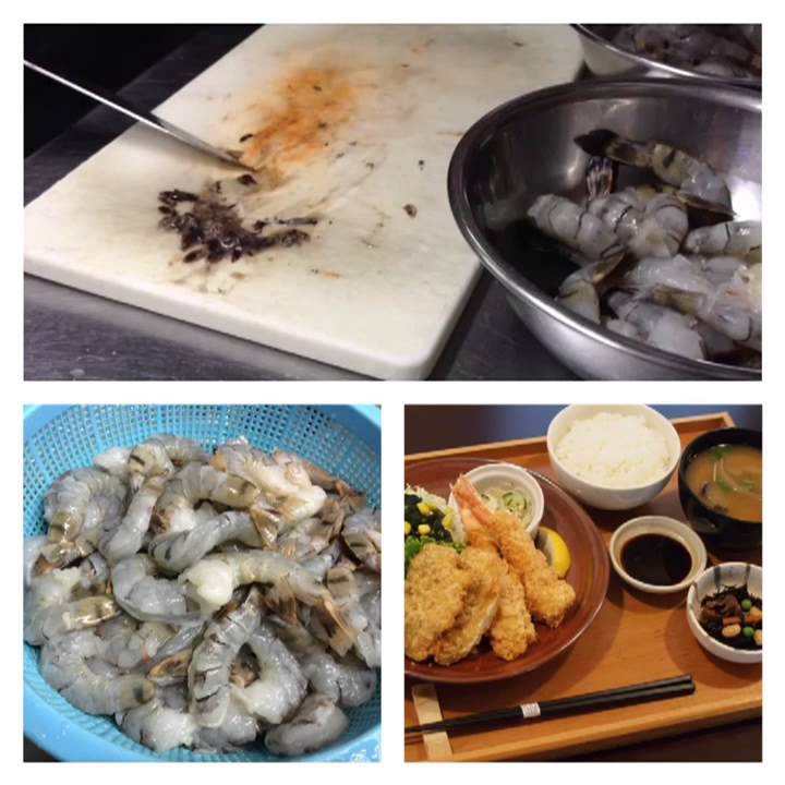 フライ用エビの下処理♪（背わたと尻尾）【静岡市 くうねるキッチン】