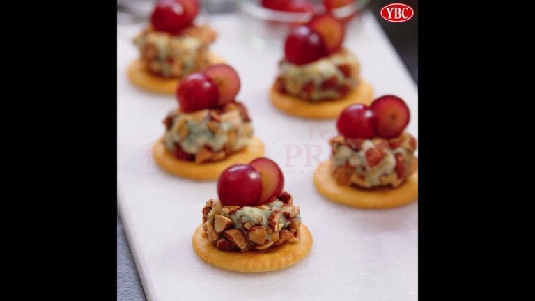 おいしさ鑑定済みレシピ「ジュエリールヴァン♪ぶどうとアーモンドブルーチーズ」【ヤマザキビスケット × 科捜研の女】