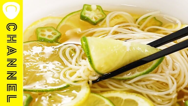 夏にピッタリ♪冷やしレモン&ライムそうめん