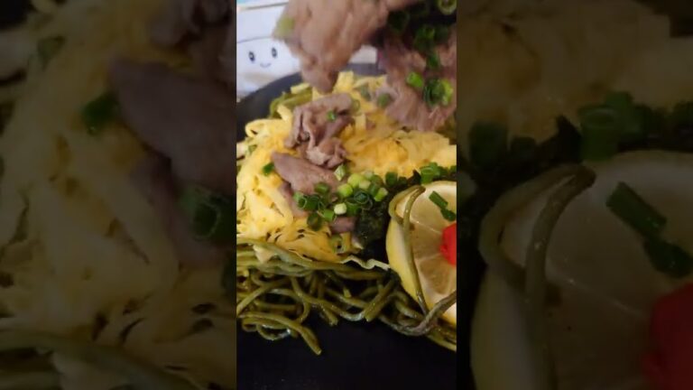 800度の瓦で焼く。山口県名物 瓦そば。こんなに美味しかったんだな。