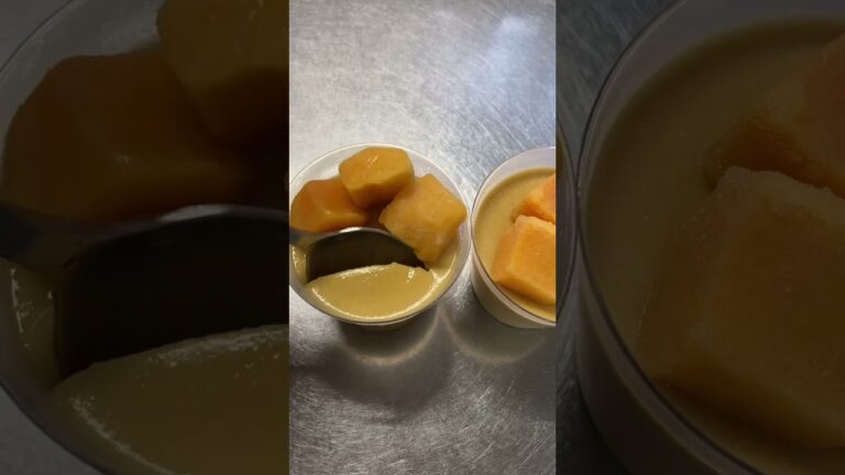 マンゴーココナッツミルクプリンが美味すぎる