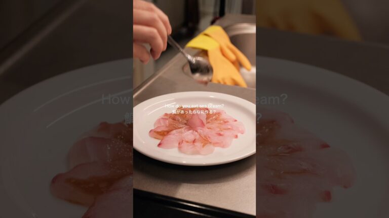 調味料3つで鯛をおいしくする【3分レシピ】