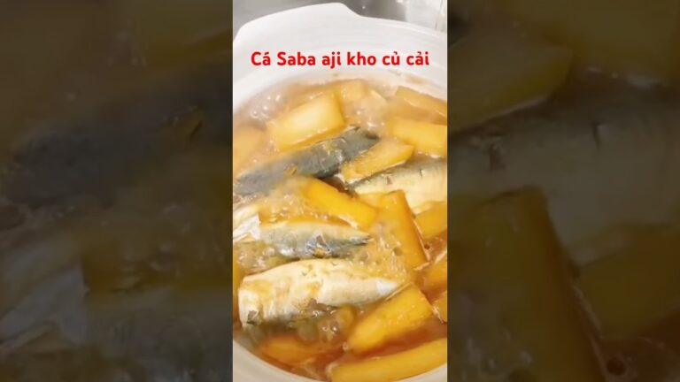 Cá biển kho củ cải / ご飯にぴったり！サバと大根の甘辛煮